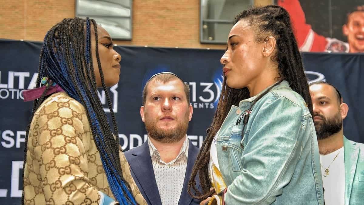 Claressa Shields contre Hanna Gabriels Tour d'horizon du presseur de Detroit