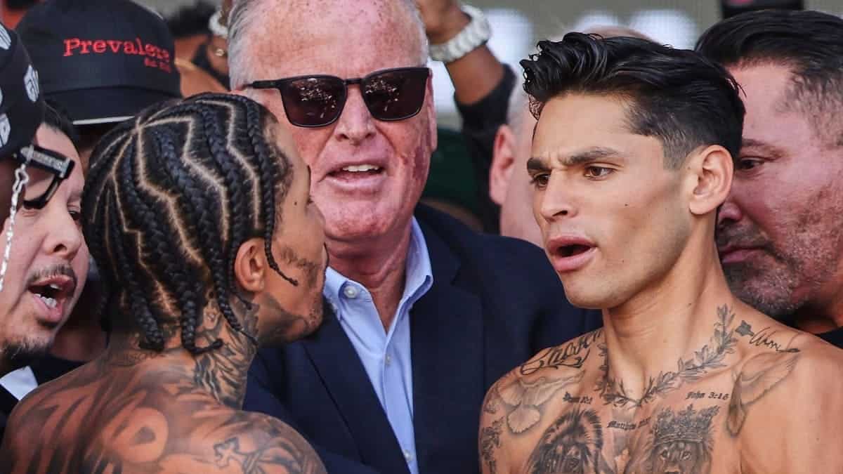 Gervonta Davis and Ryan Garcia weigh-in