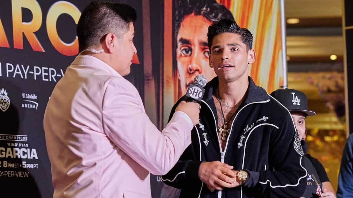 Ryan Garcia in Las Vegas