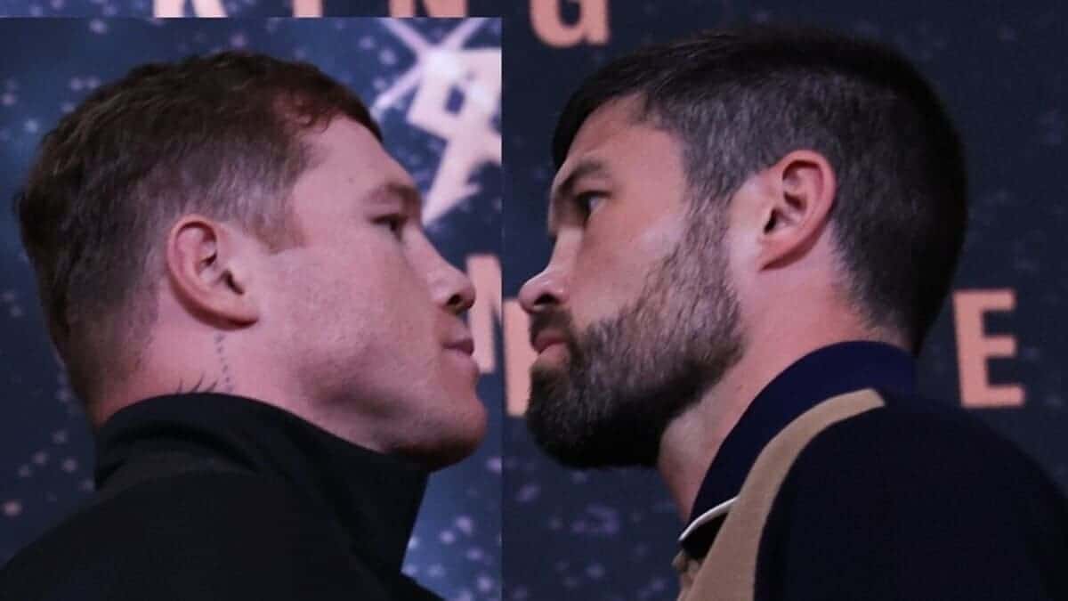 Canelo Alvarez faces off with John Ryder