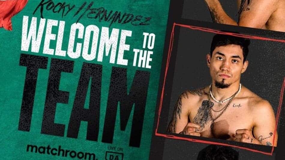 Eddie Hearn amène Rocky Hernandez à bord de Matchroom