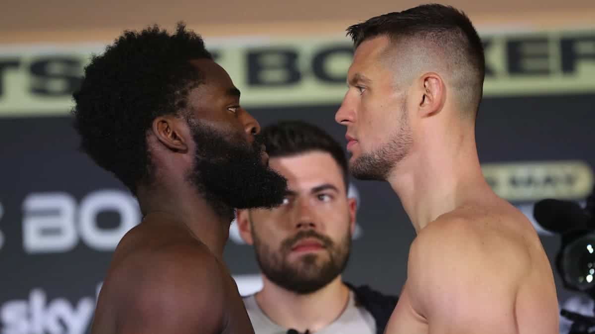 Josh Buatsi vs Stepien weigh in