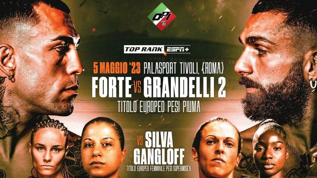 Mauro Forte affrontera Francesco Grandelli, ESPN le 5 mai