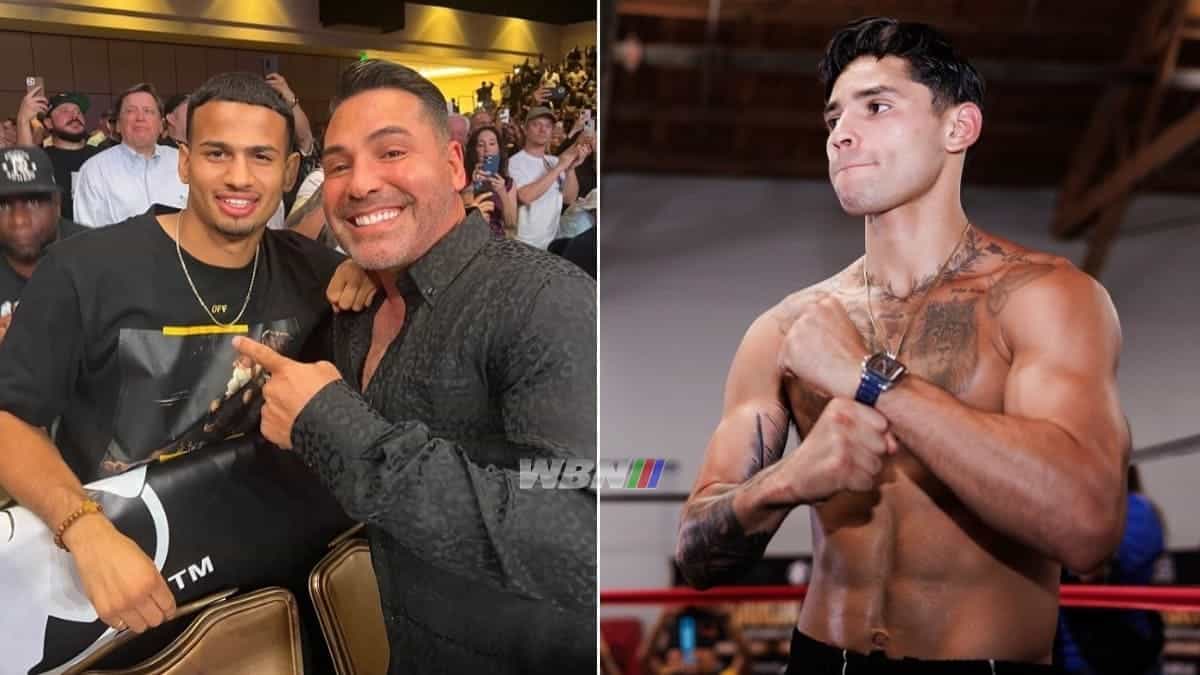 Oscar De La Hoya Rolando Romero and Ryan Garcia vs Romero