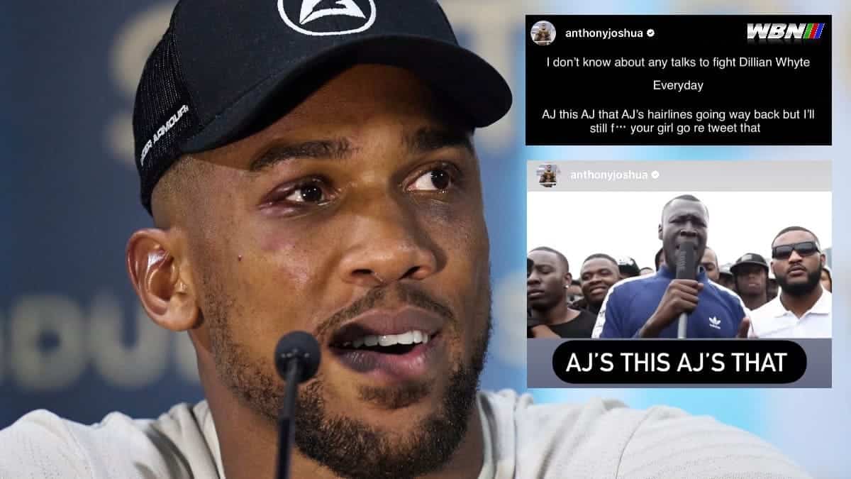 Anthony Joshua hacked again
