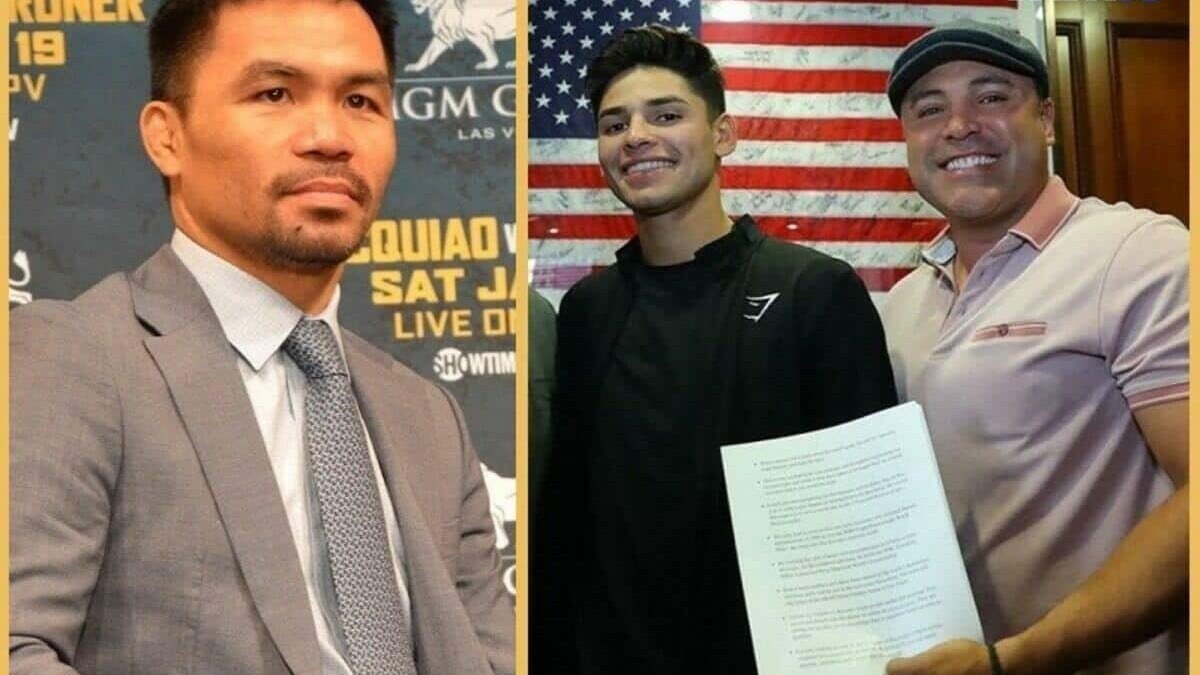 Manny Pacquiao Ryan Garcia Oscar De La Hoya