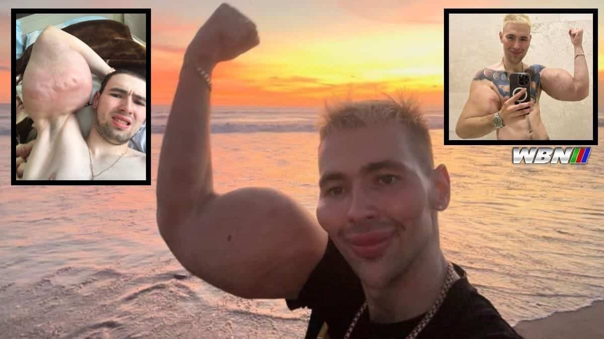 Bazooka arms boxer Kirill Tereshin