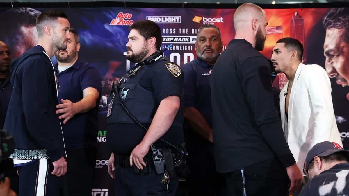 Le mauvais sang continue entre Josh Taylor et Teofimo Lopez
