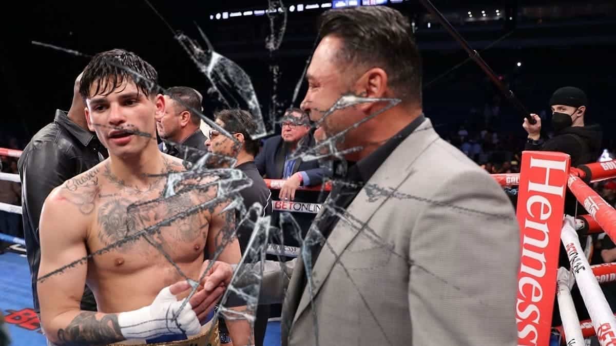 Oscar De La Hoya and Ryan Garcia tweets