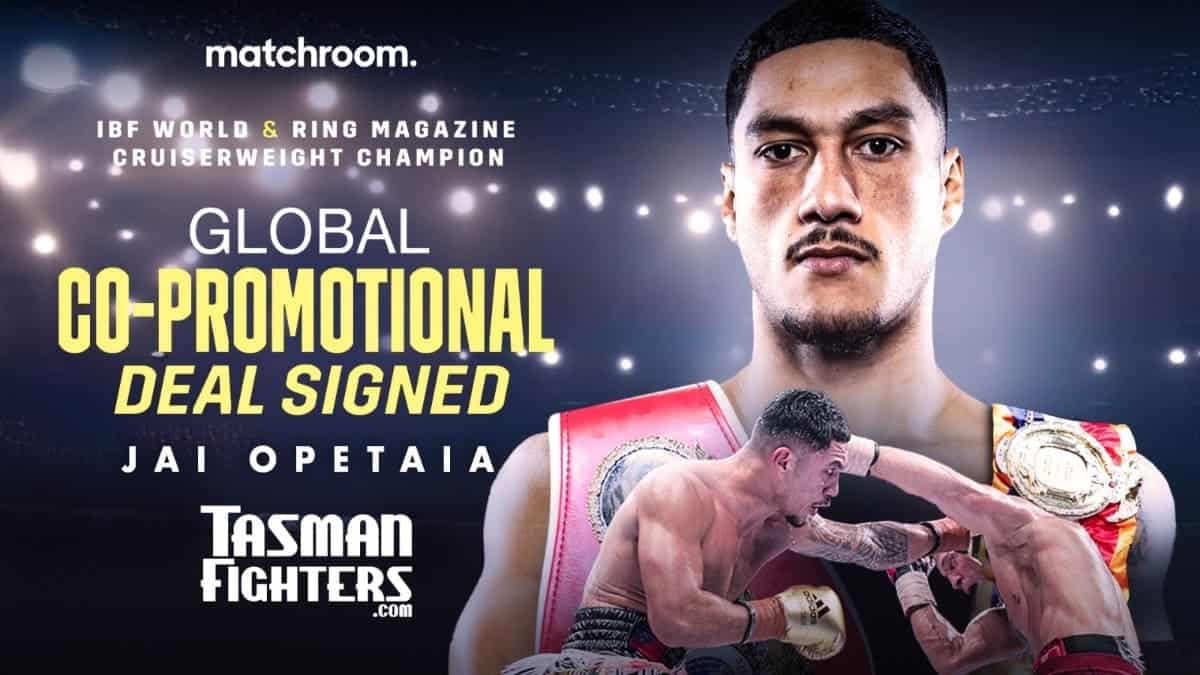 Matchroom conclut un partenariat avec une écurie de combattants, dont Jai Opetaia