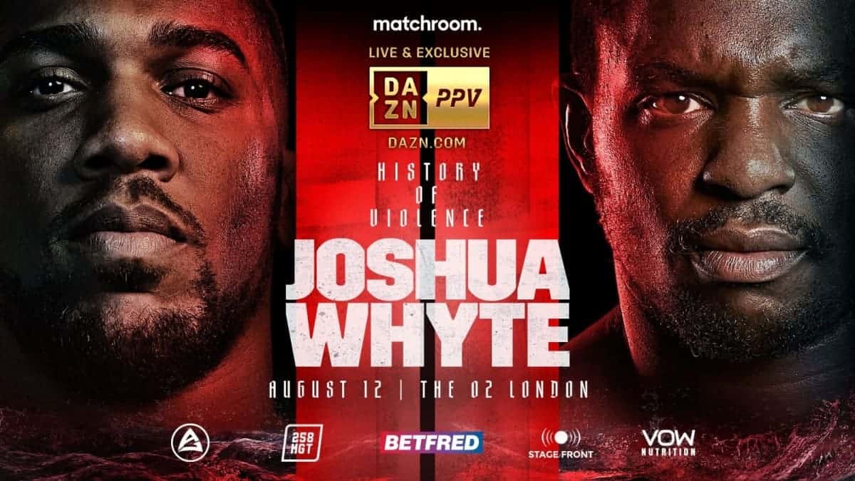 Anthony Joshua vs Dillian Whyte rematch Joshua vs Whyte 2