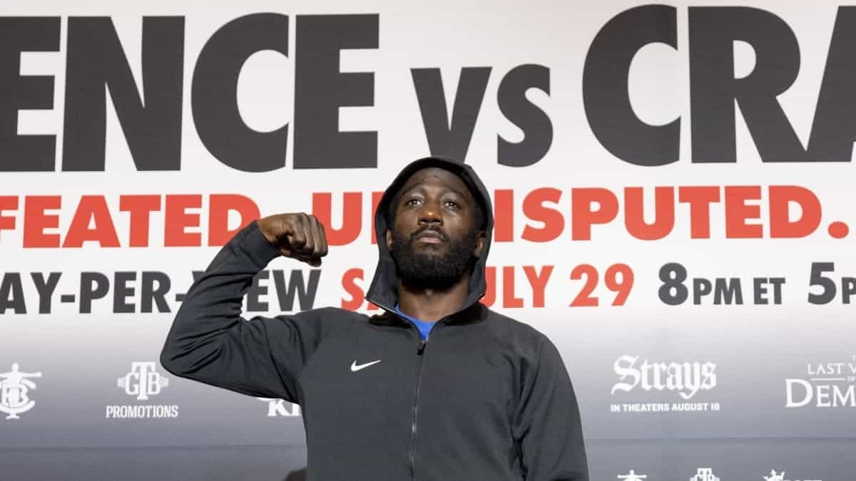 Terence Crawford in Las Vegas