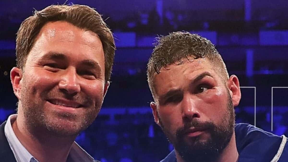 Tony Bellew and Eddie Hearn