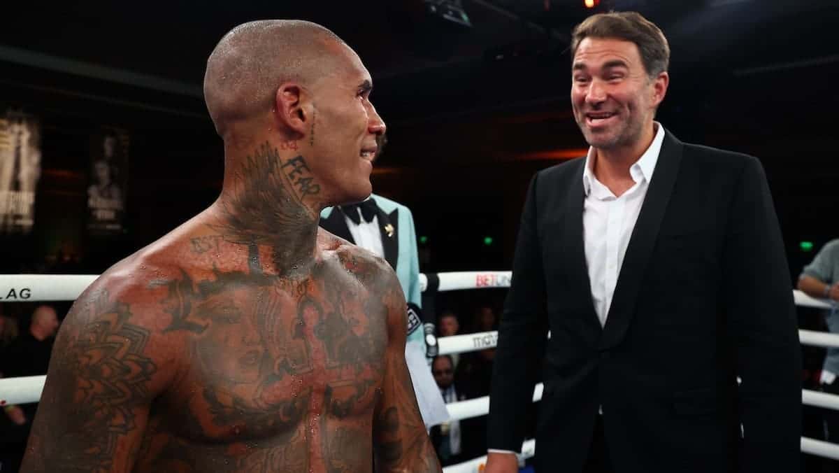 Conor Benn and Eddie Hearn