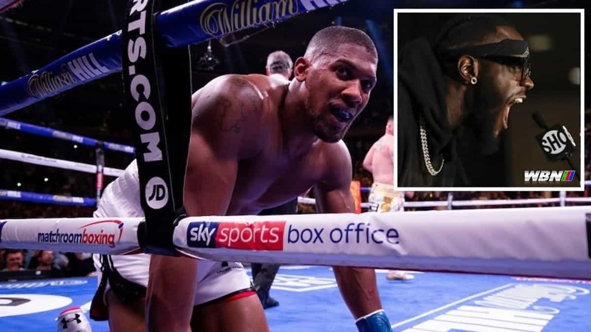 Deontay Wilder Anthony Joshua