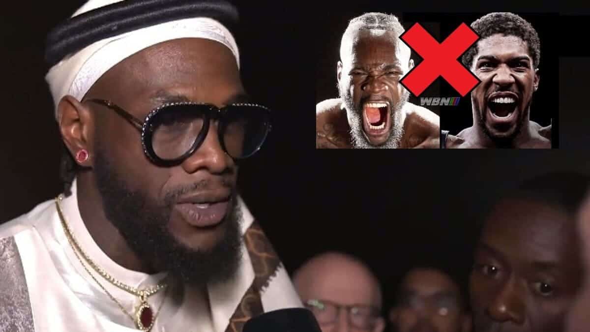 Deontay Wilder vs Anthony Josuha in Saudi Arabia