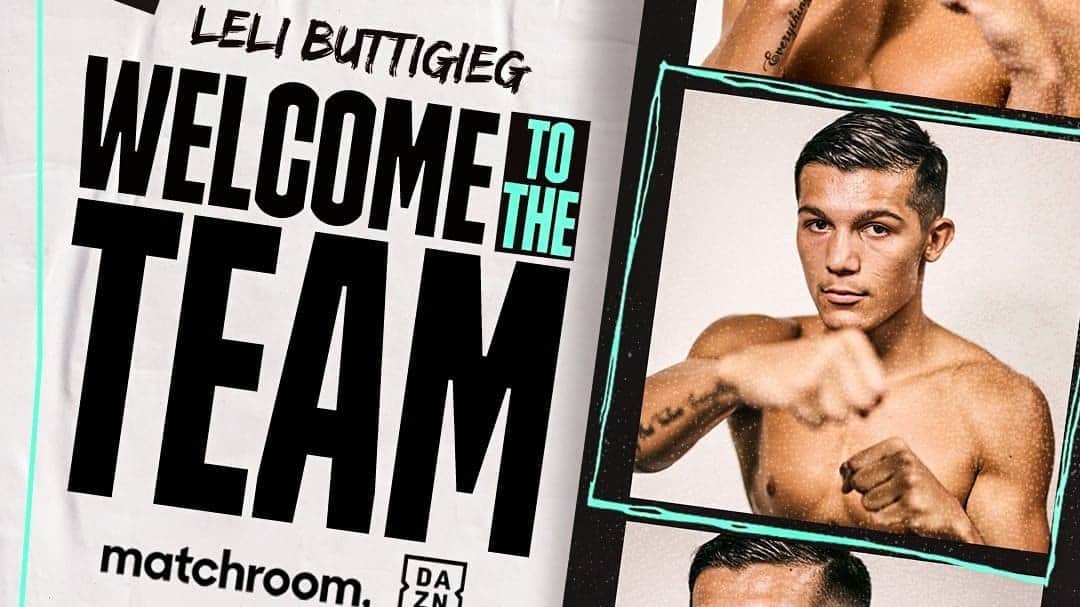 Le poids moyen Leli Buttigieg signe avec Matchroom Boxing