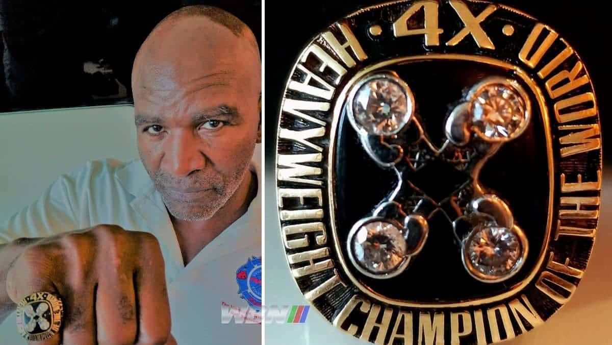Evander Holyfield four-time heavyweight champion