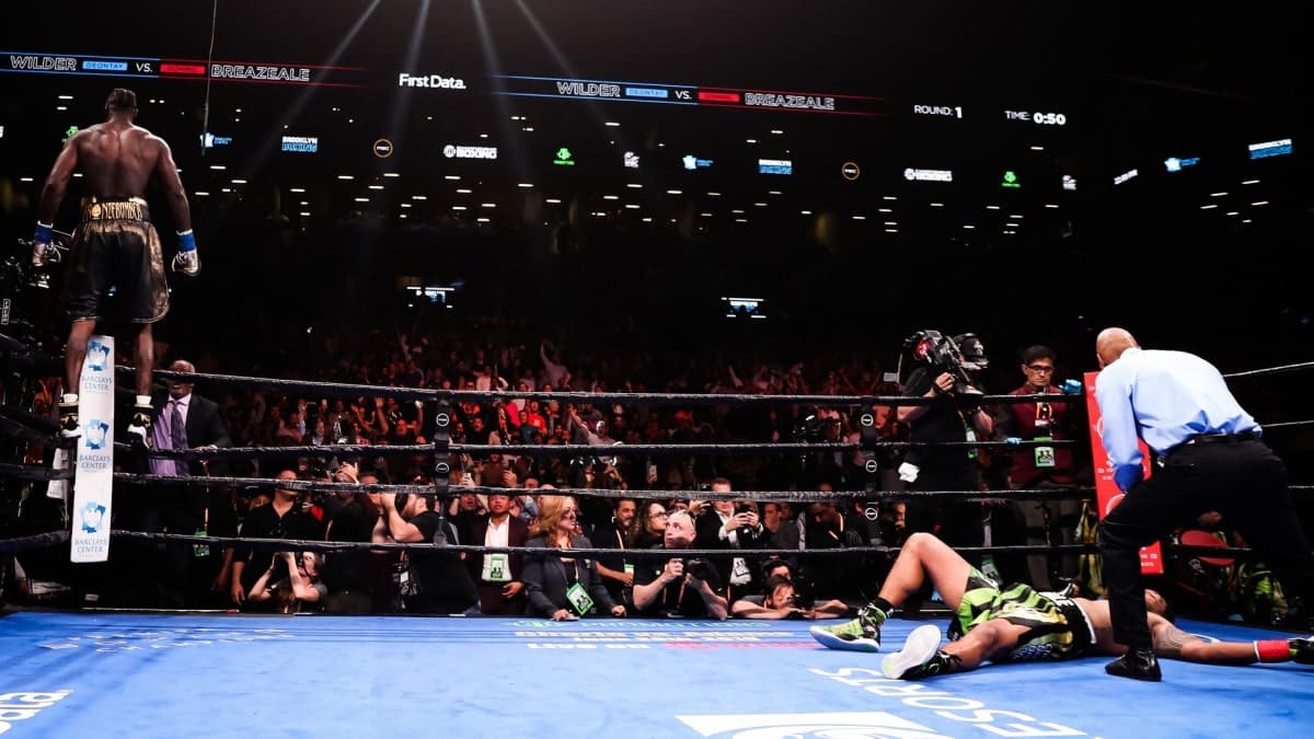 Deontay Wilder knocks Dominic Breazeale out