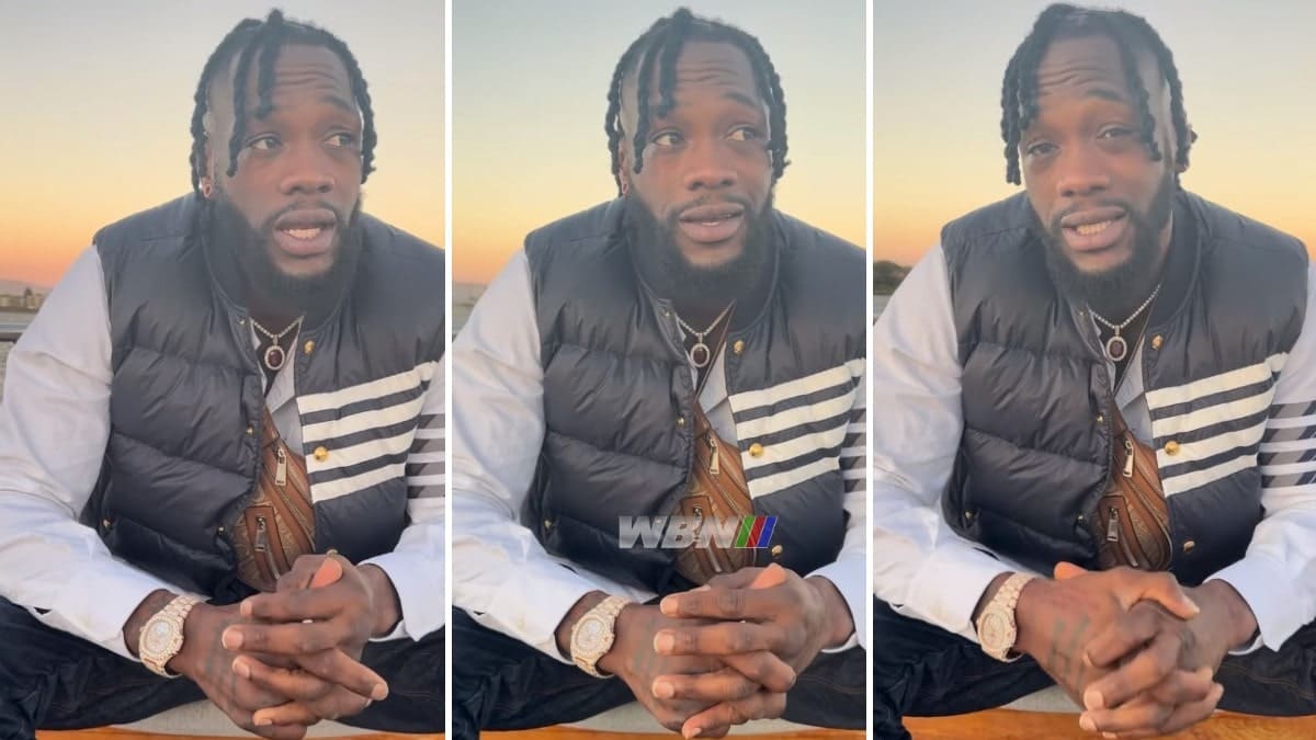 Deontay Wilder tries to convince Anthony Joshua