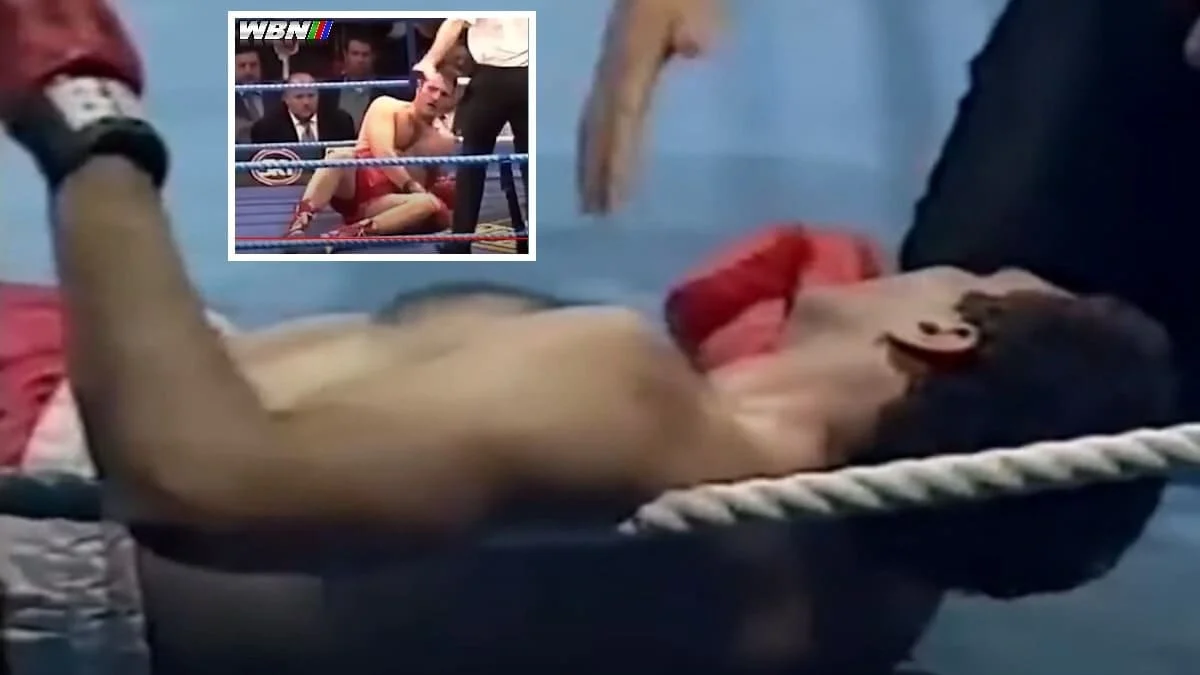 John Fury knocked out by Steve Garber in 1995