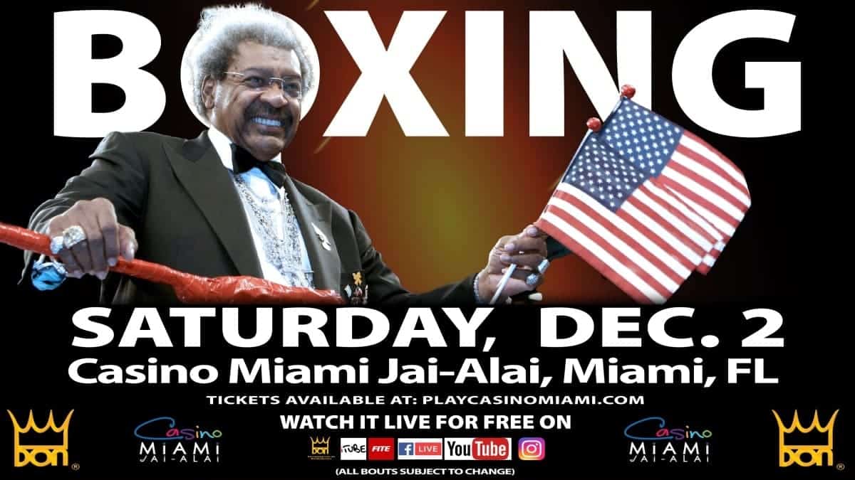 Don King Dec 2 card