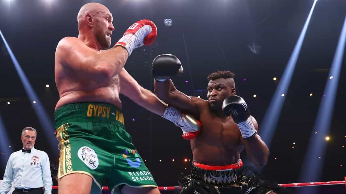 Heavyweight fight Tyson Fury vs Francis Ngannou