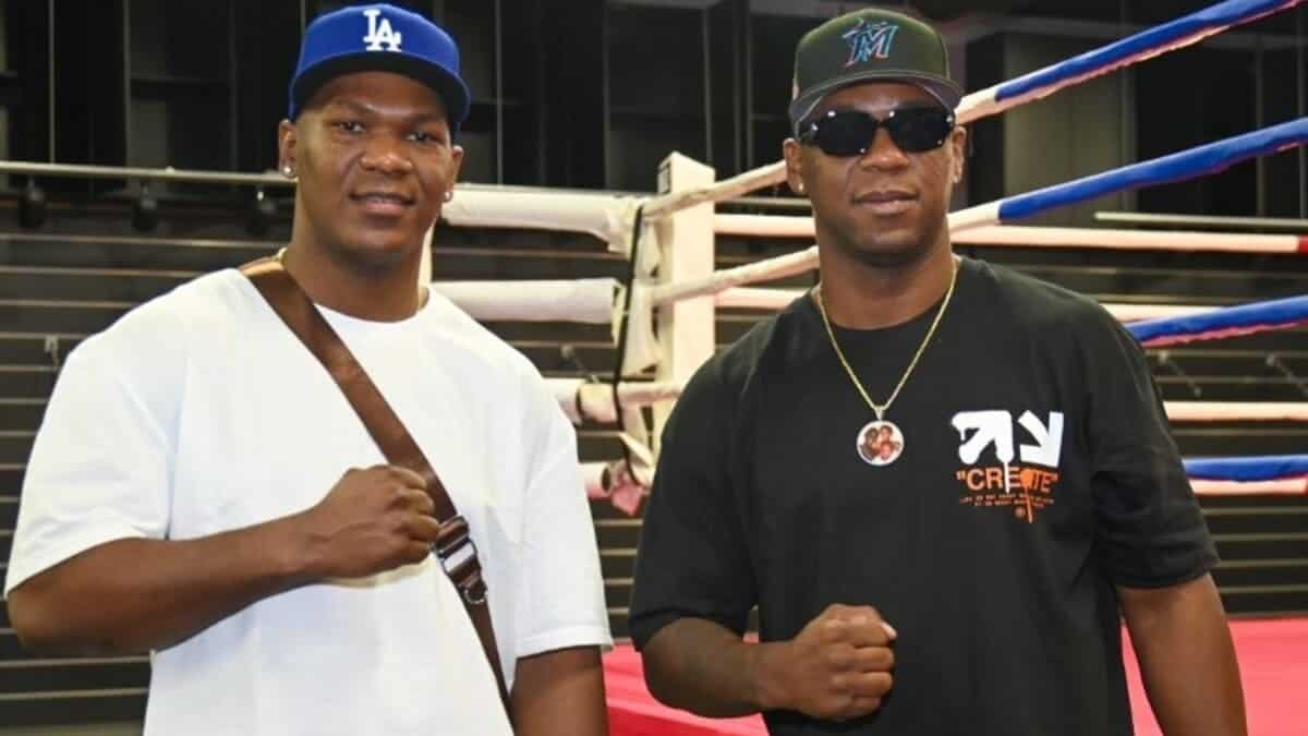 Heavyweight brothers Dainier Pero and Lenier Pero