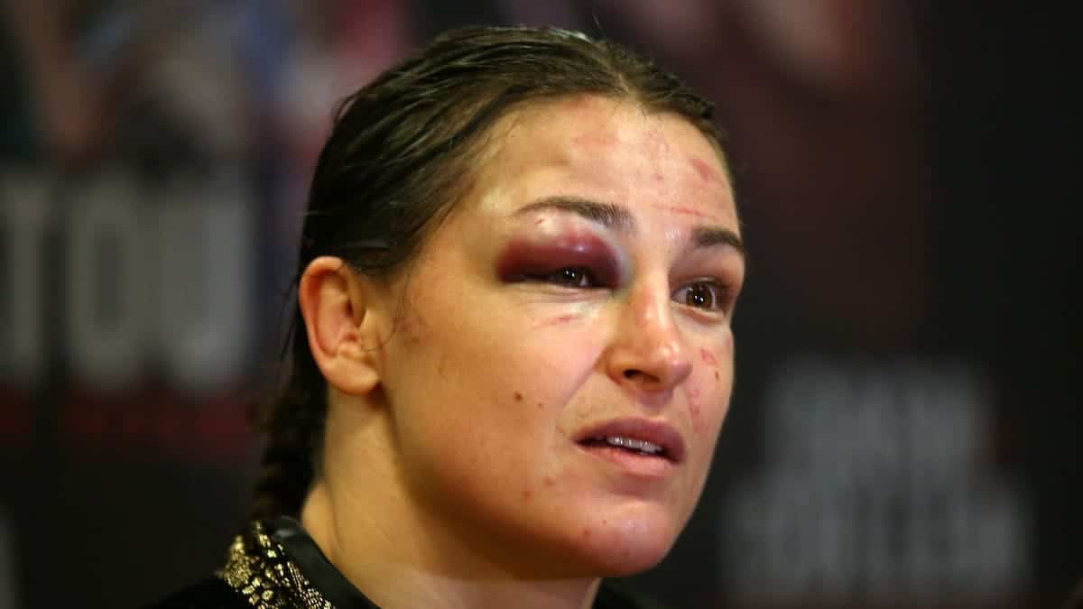 How many times has Katie Taylor lost