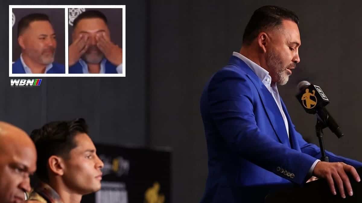 Ryan Garcia Oscar De La Hoya press conference