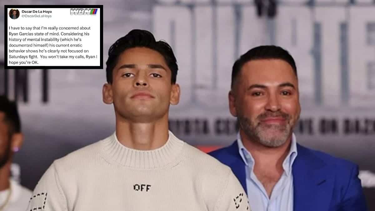 Oscar De La Hoya calls Ryan Garcia a child