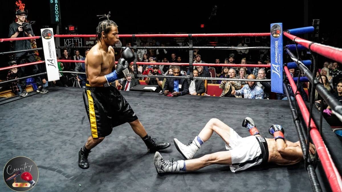 Scot England vs Hunter welterweight