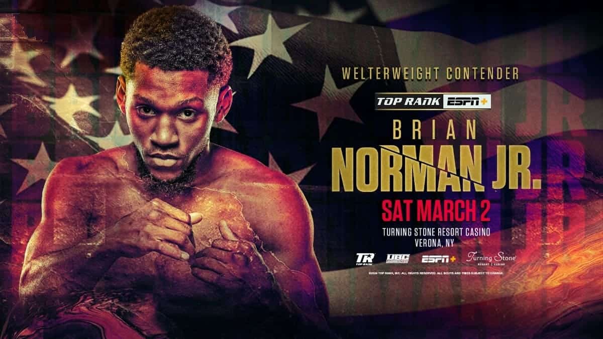 Brian Norman Jr. vs Janelson Bocachica