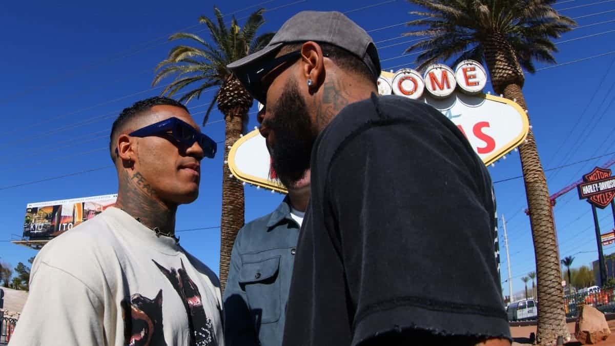 Conor Benn and Peter Dobson