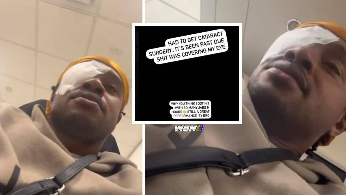 Errol Spence eye cataract surgery