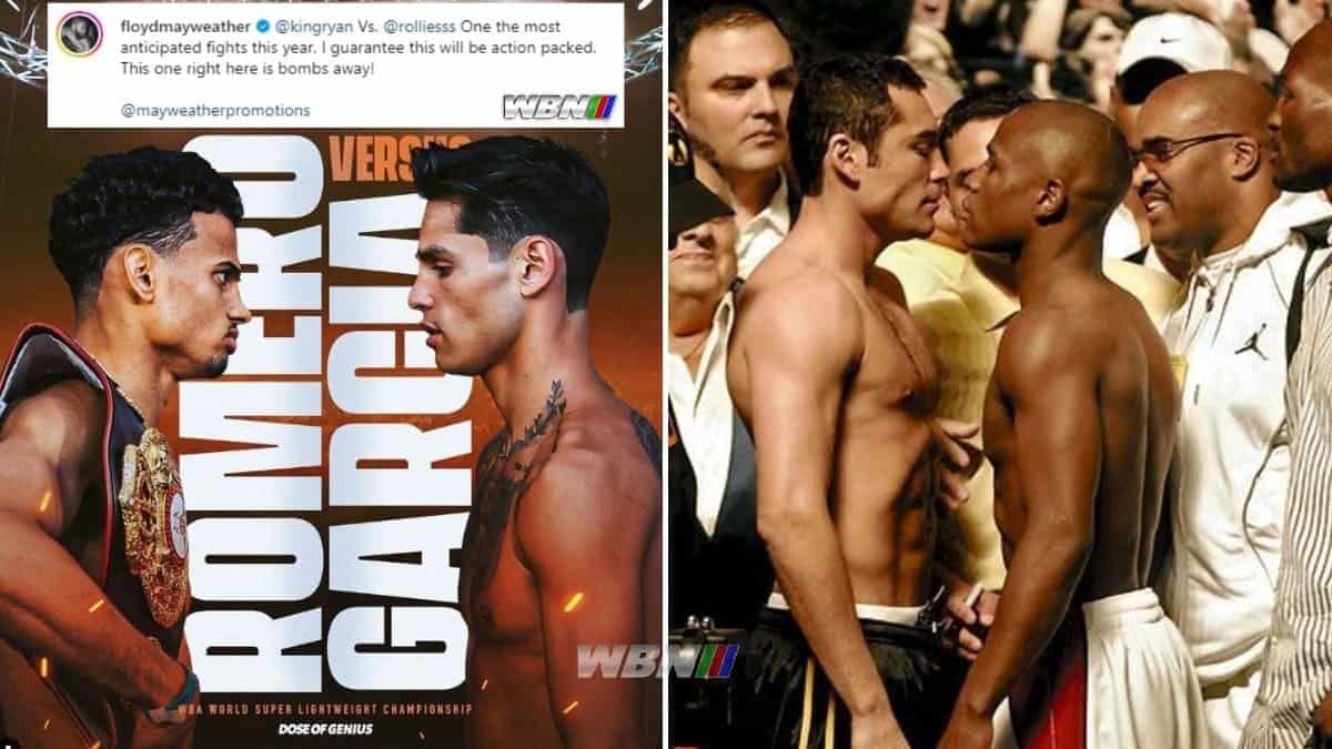 Floyd Mayweather Oscar De La Hoya Garcia vs Romero