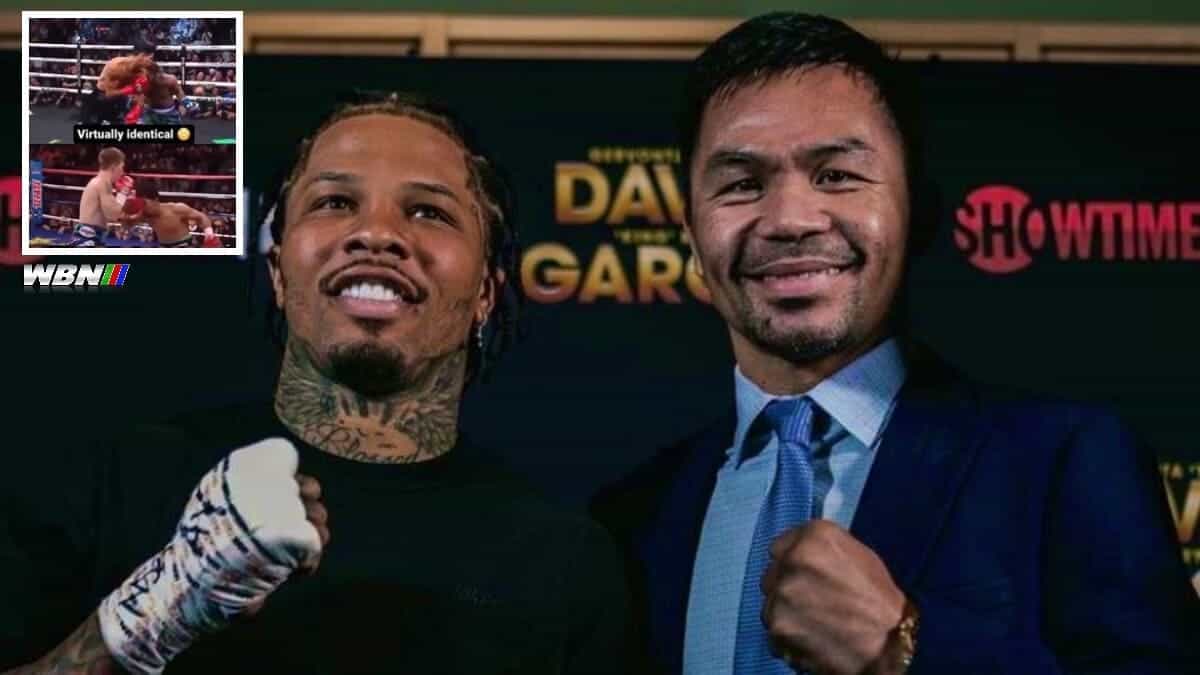 Gervonta Davis copies Manny Pacquiao KO