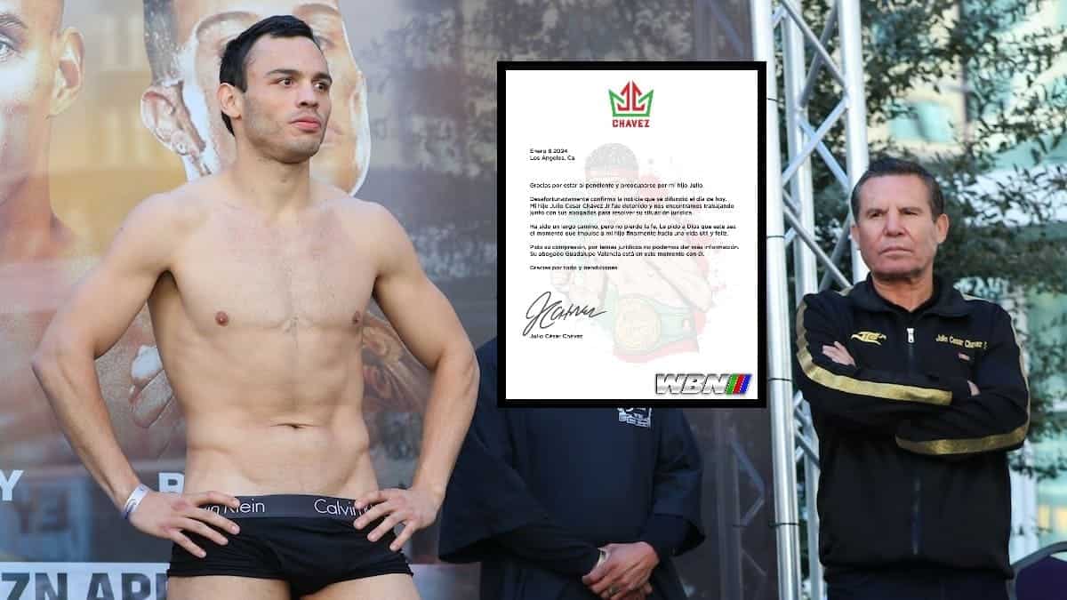 Julio Cesar Chavez son Julio Cesar Chavez Jr arrested