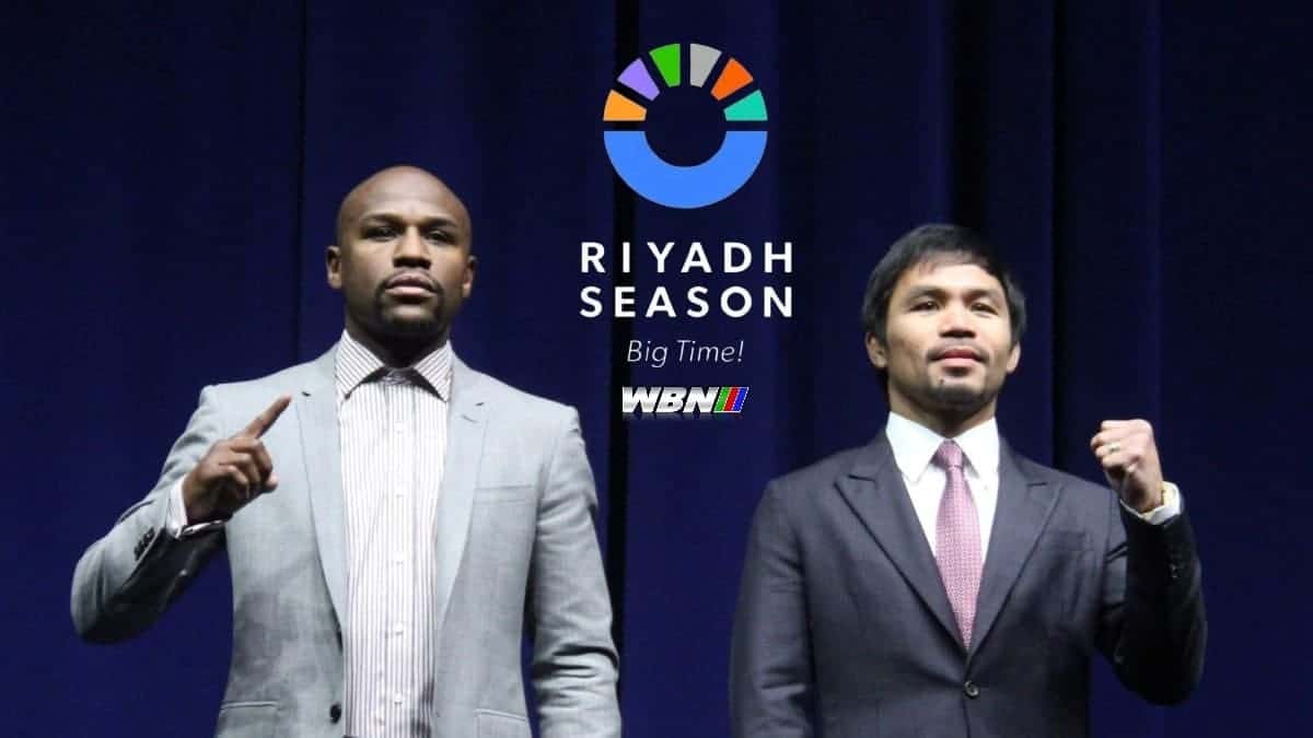 Floyd Mayweather vs Manny Pacquiao Saudi Arabia Riyadh Season