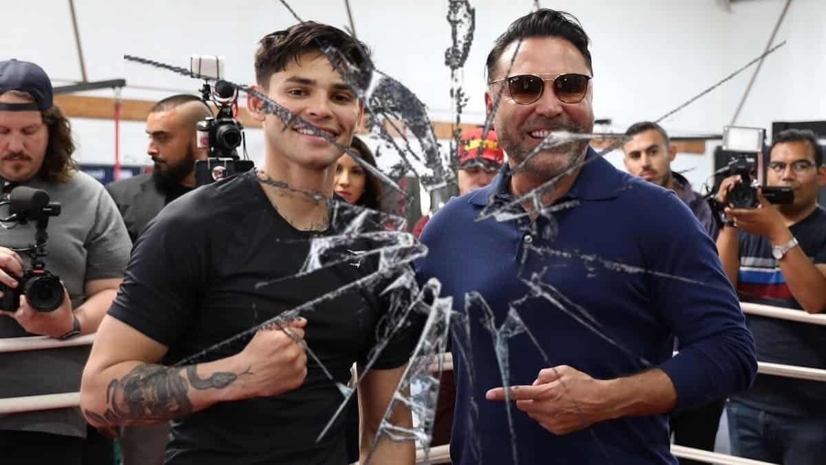 Oscar De La Hoya Ryan Garcia broken
