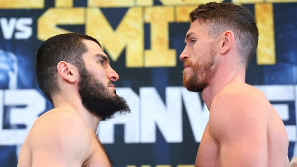 Artur Beterbiev vs Callum Smith weights