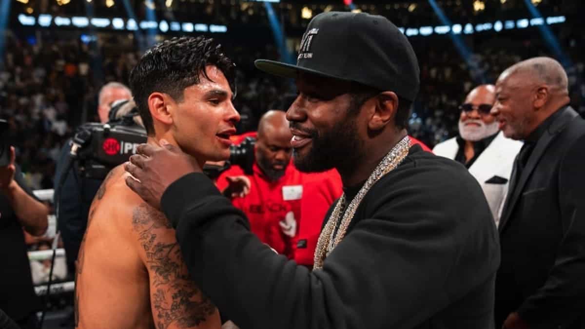 Ryan Garcia and Floyd Mayweather