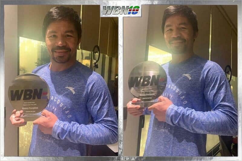 Manny Pacquiao Combattant Boxesport de l'année 2019