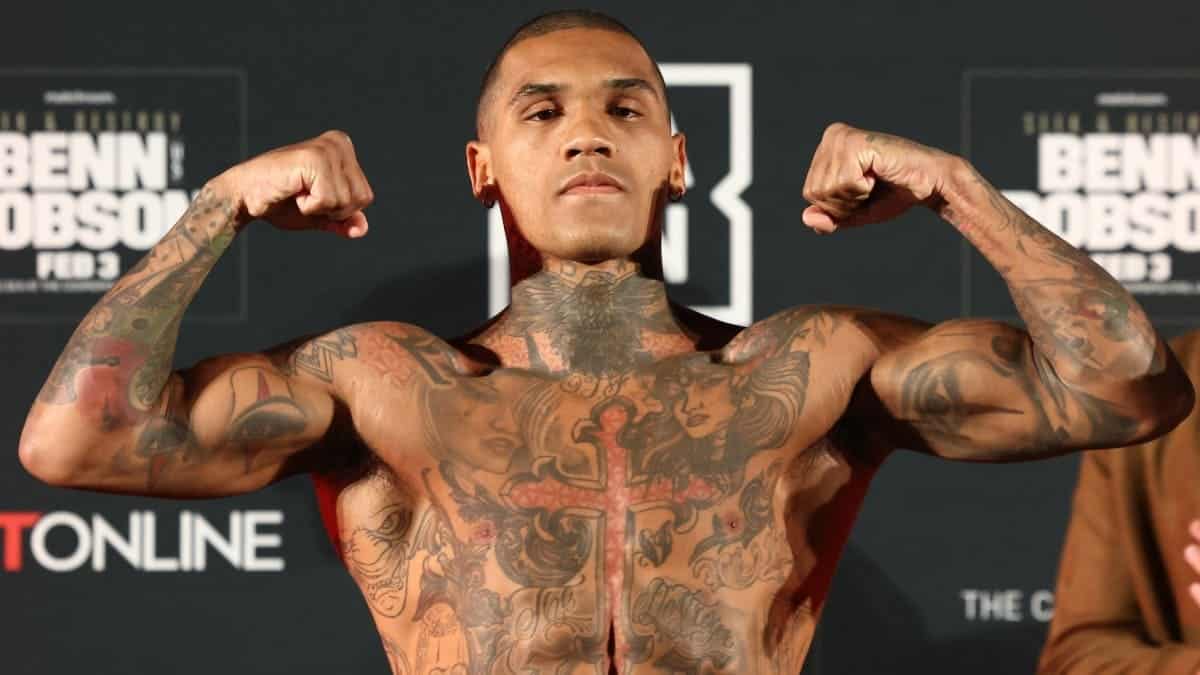 Conor Benn weigh-in