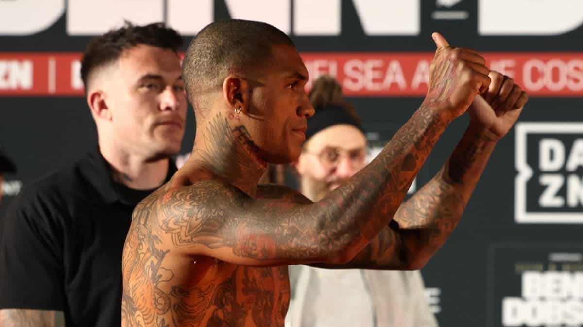 Conor Benn thumbs up