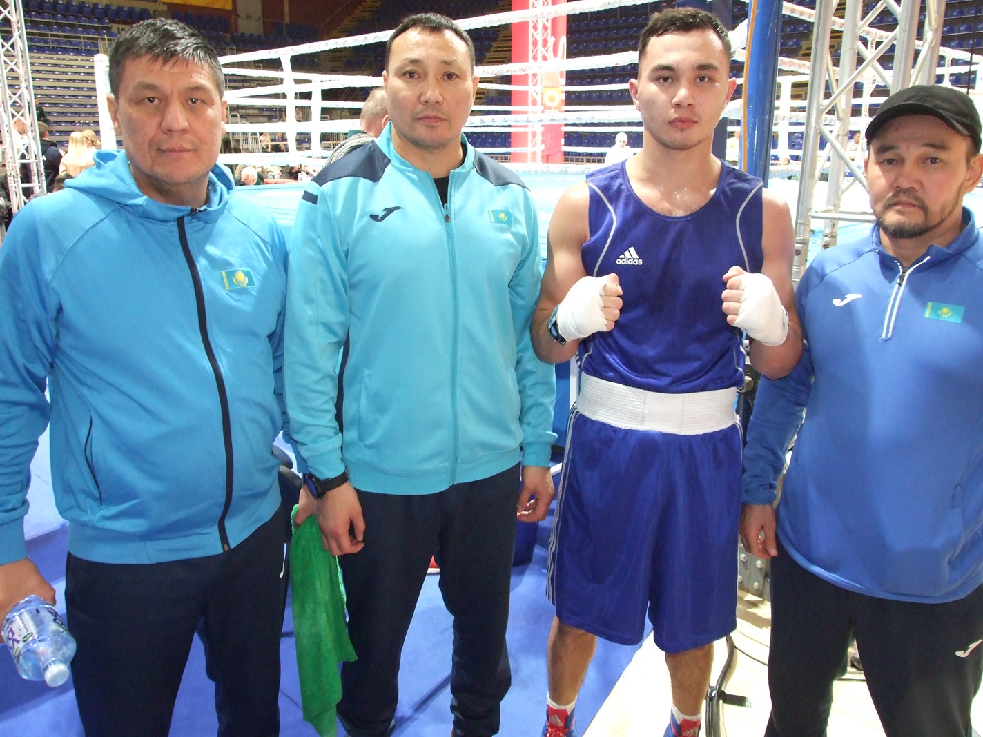 Yerassyl Zhakpekov du Kazakhstan a remporté son concours au 61e tournoi des vainqueurs de Belgrade