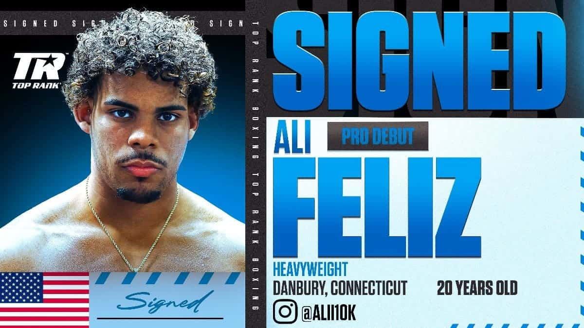 Bob Arum adds 20-year-old heavyweight phenom to stable