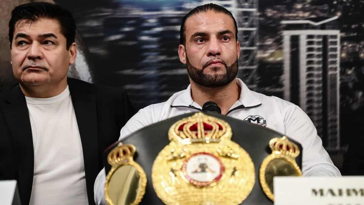 WBA heavyweight champion Mahmoud Charr