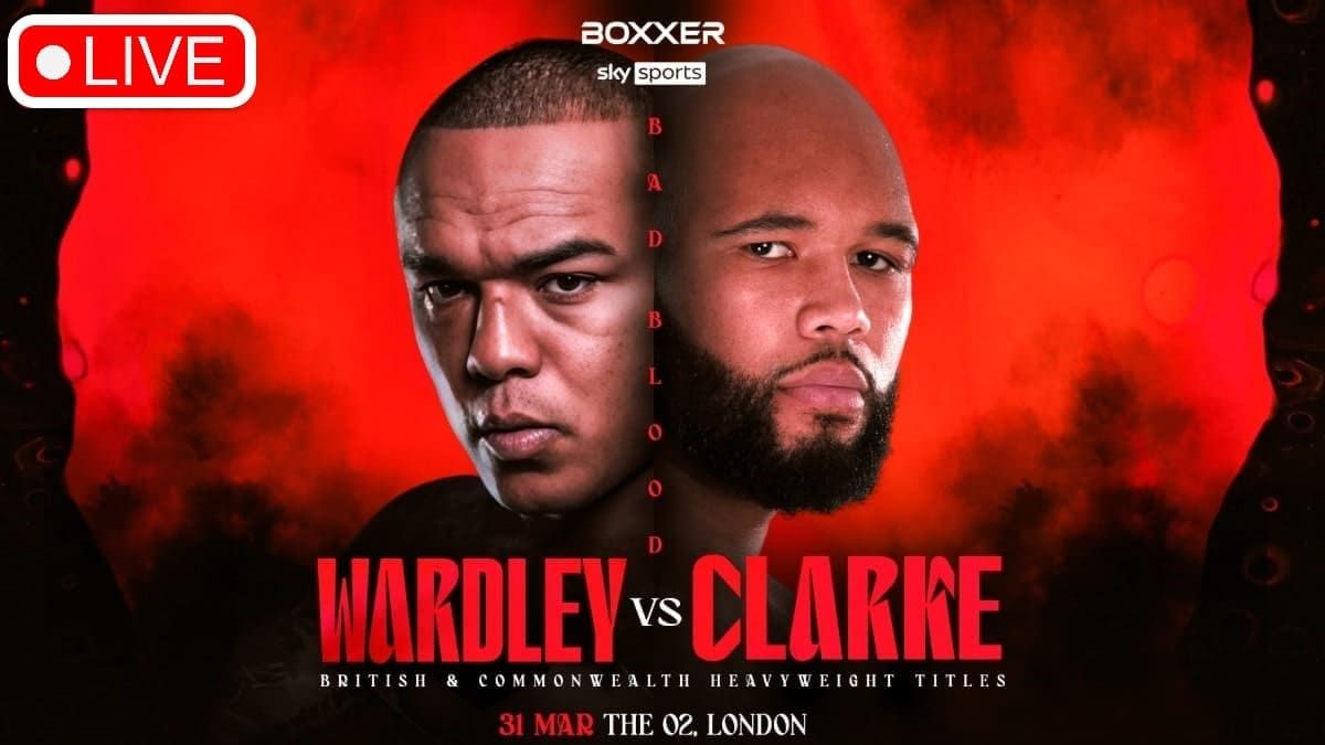 Live Wardley vs Clarke results