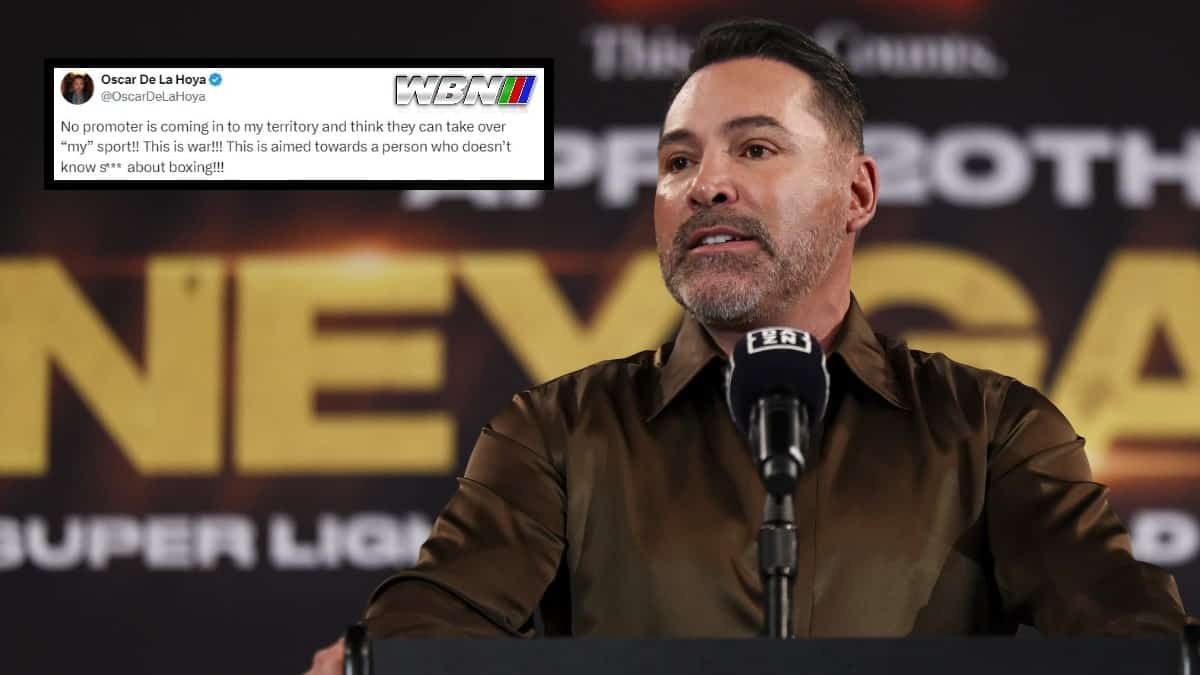 Oscar De La Hoya tweet